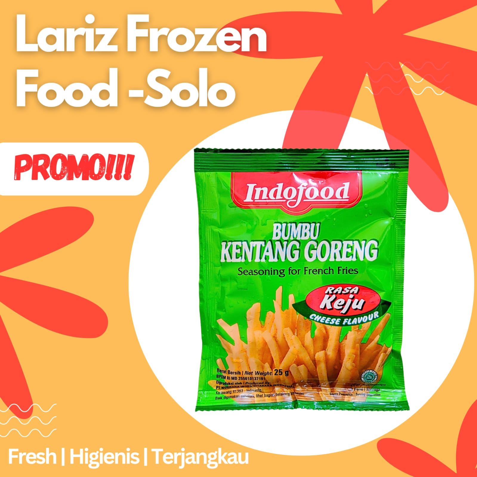 

Indofood Bumbu Kentang Goreng 25Gram