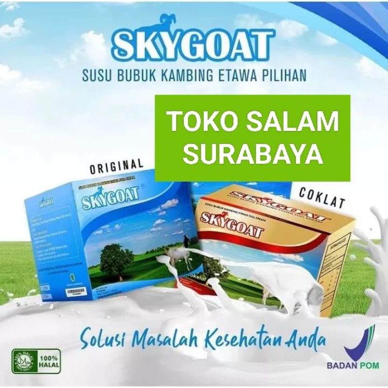 

Skygoat Susu Kambing Etawa / Skygoat Coklat Vanilla | TOKO SALAM SURABAYA