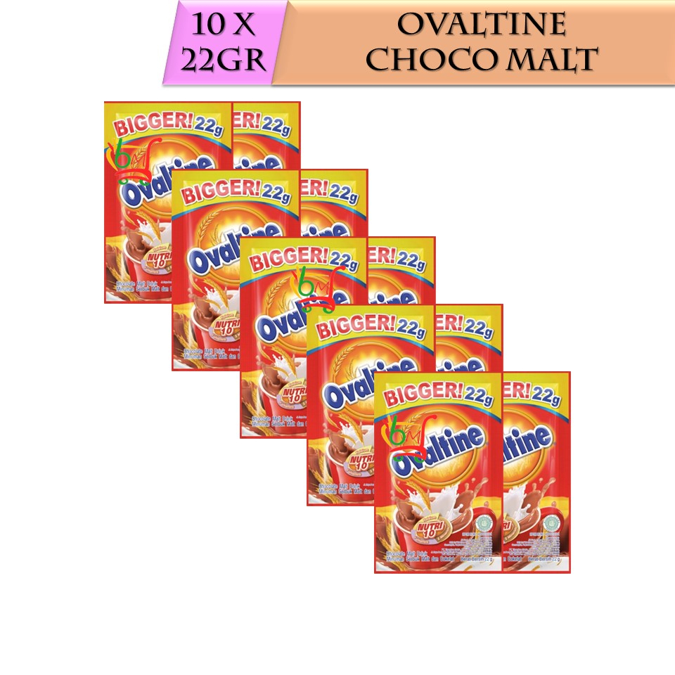 

10PCS Ovaltine Drink Minuman Susu Bubuk Coklat Ovaltine