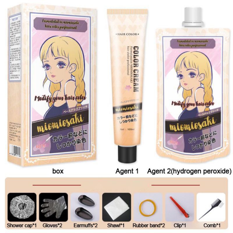 Fenkang Miomiosaki hair color japan Seri Tutup Uban cat rambut keratin socolor wonder cult colorfull