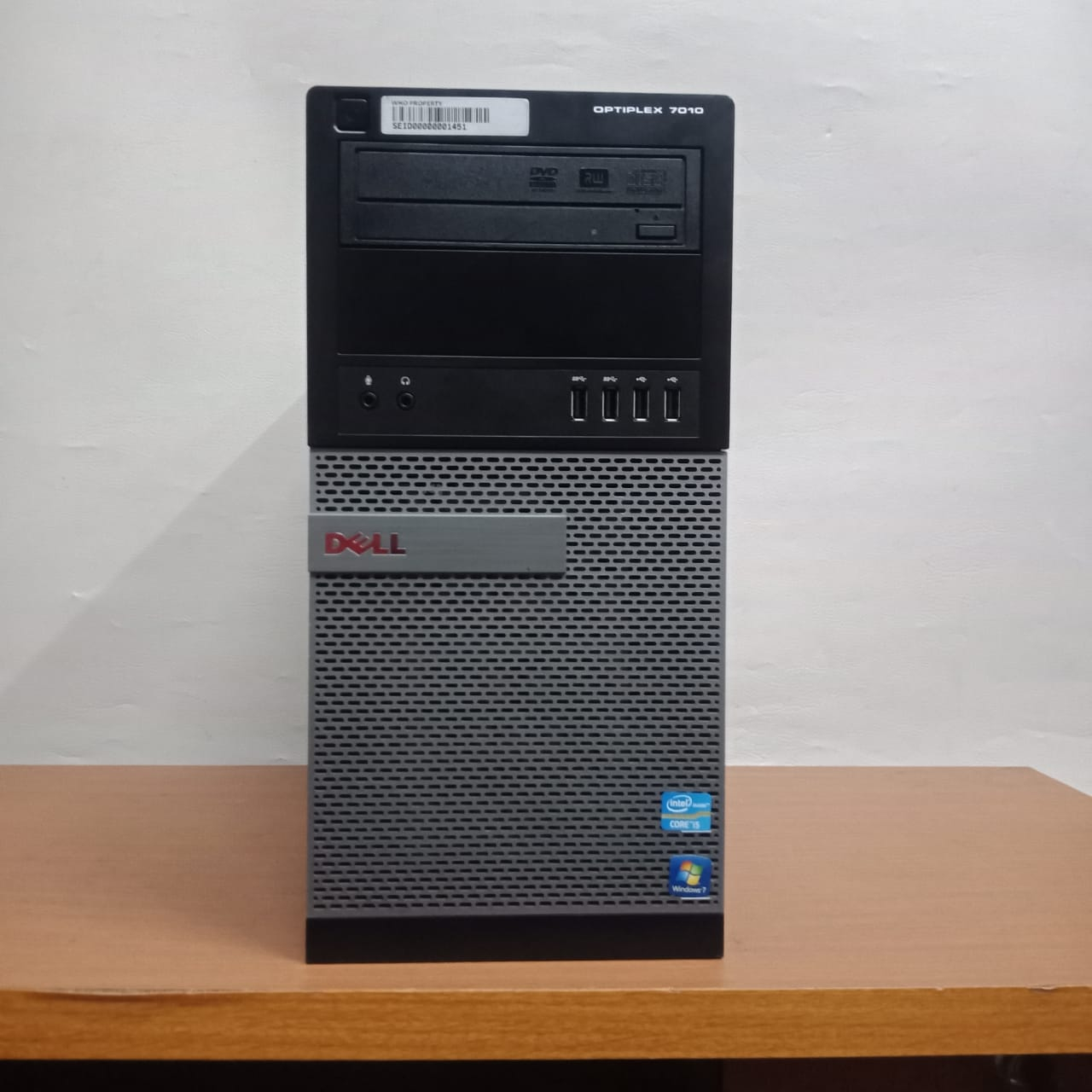 PC DELL 7010 Tower/core i5-3470 3.20ghz/8gb/500gb/dvd r winz 10 pro Siap Pakei