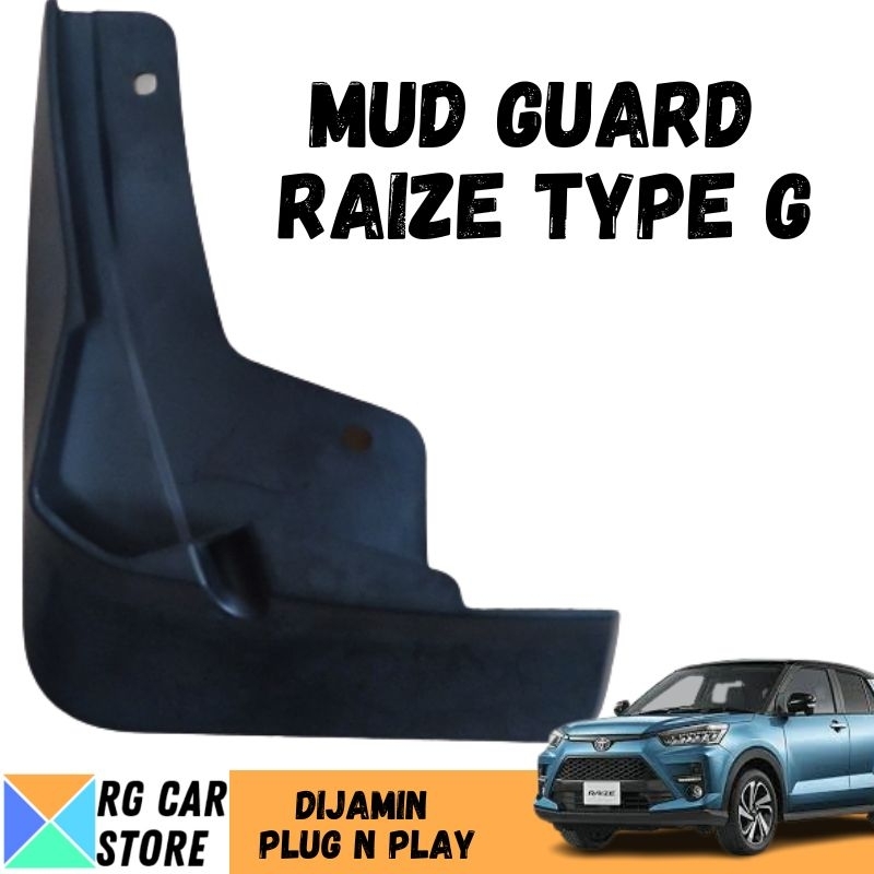 MUD GUARD RAIZE TYPE G/KARPET LUMPUR RAIZE TYPE G DIJAMIN PNP TINGGAL PASANG BERKUALITAS