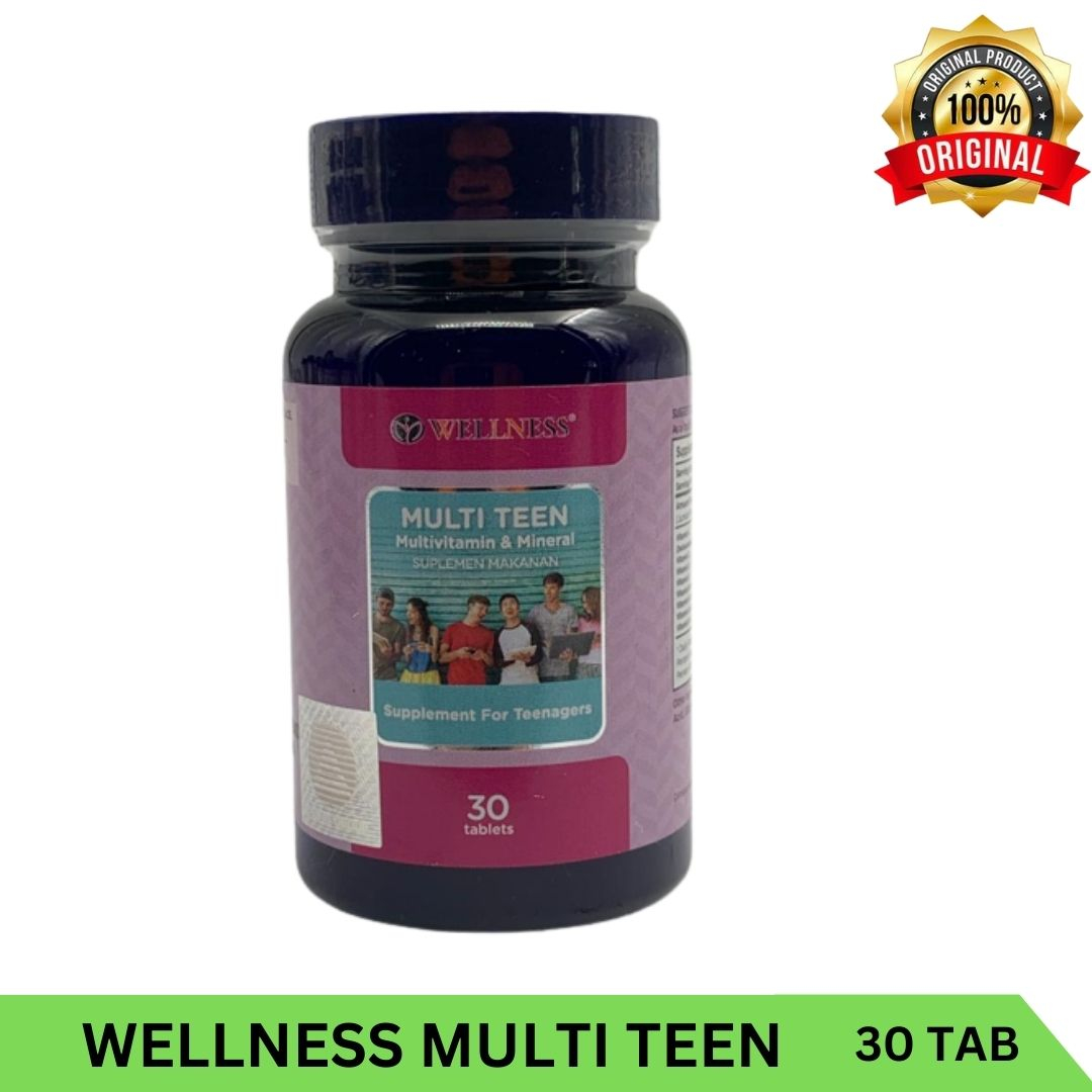 Wellness Multi Teen 30 Kapsul Multiteen Multivitamin Remaja Suplemen