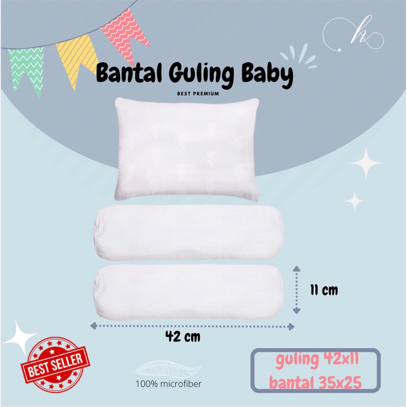 Bantal Guling baby / bayi newborn set. bantal guling peyang. bantal guling bayi set