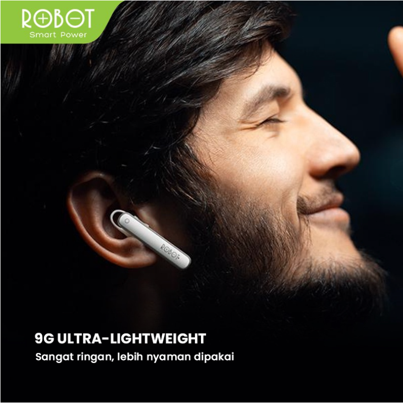 Robot Talk10 Bluetooth Earphone Smartphone Original - Garansi 1 Tahun