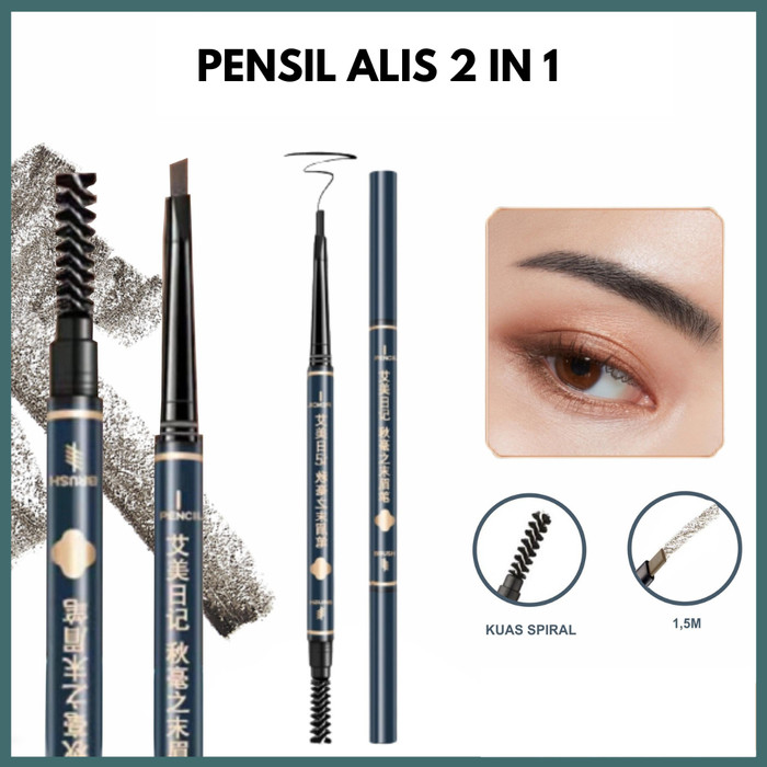 [PAKET HEMAT] Amy'sDiary Eye Makeup Set Eyebrow Eyeliner Maskara Waterproof 3 In 1