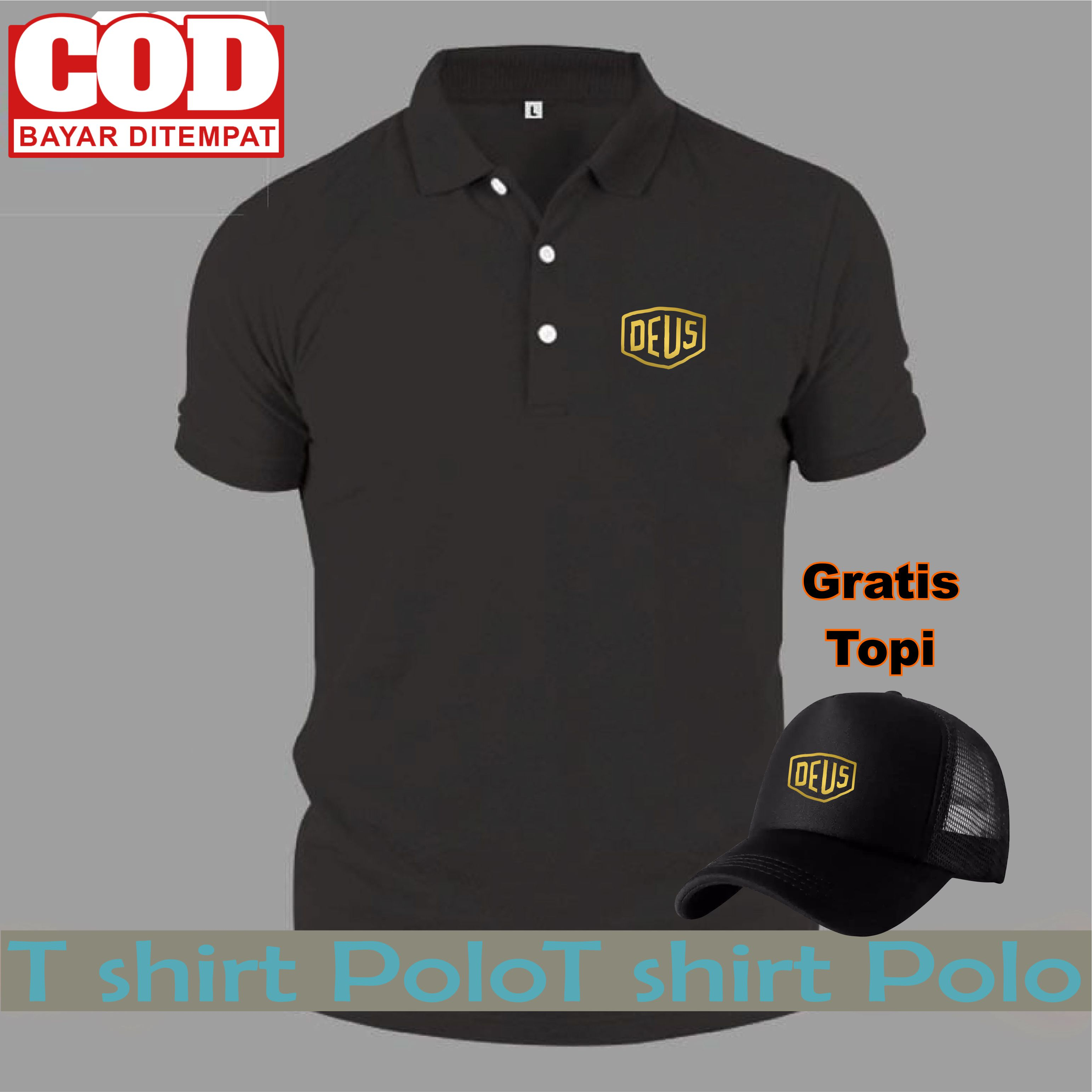 Baju distro / Baju polo / Baju polo pria / Polo distro / Baju Pria / Kaos Polo Distro D3us USA Gold 
