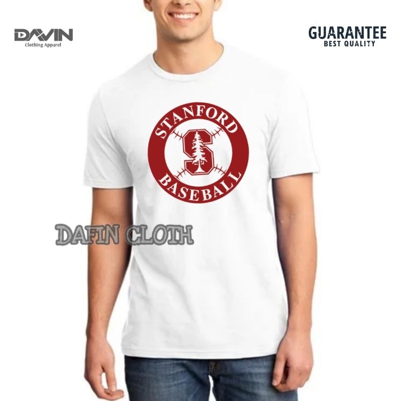 Kaos Pria Baju Tshirt Stanford University Basketball