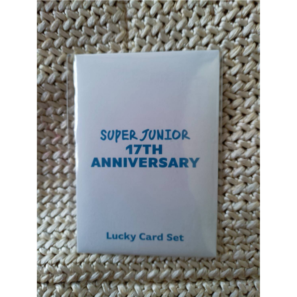 LUCKY CARD 17TH ANNIVERSARY SUPER JUNIOR - YESUNG [SEALED]