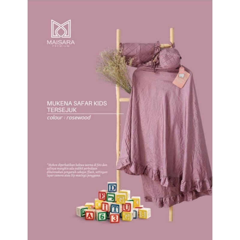 [Ready] Mukena Safar Kids by Maisara Premium