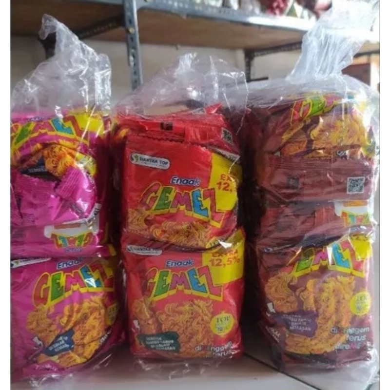 

Mie Gemez Enak /Mie Enak Gemez Jadul 20pcs x 18gr