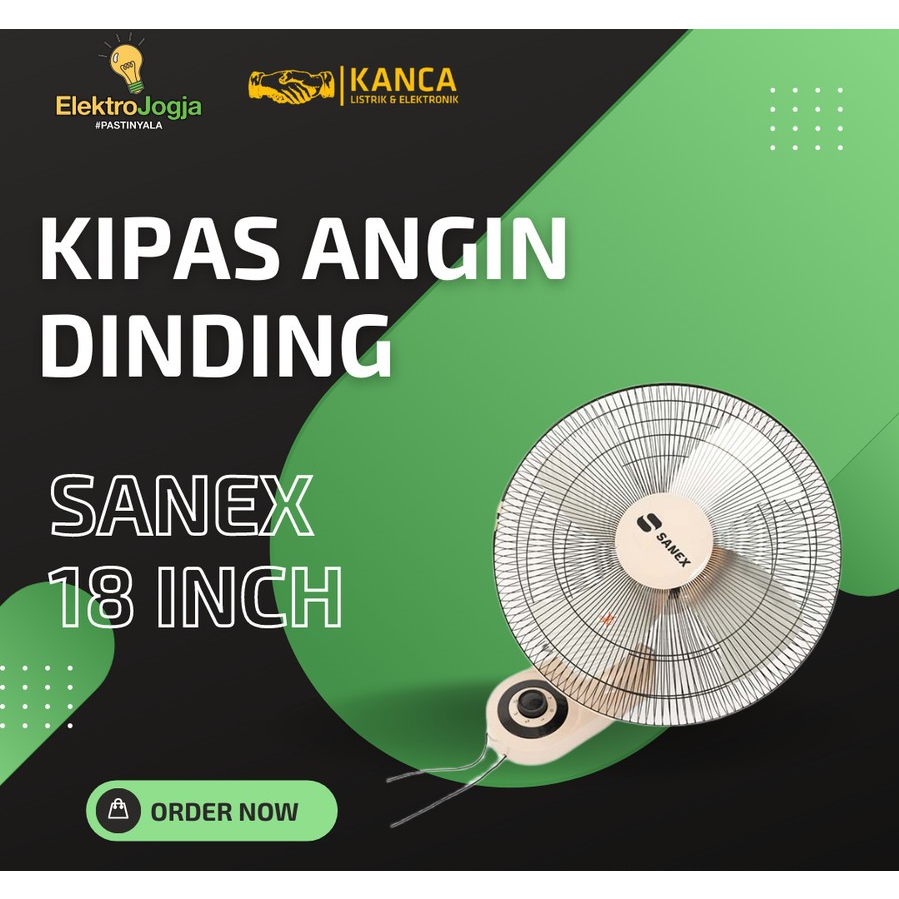 SANEX FW-1879 Wall Fan / Kipas Angin Dinding 18 Inch