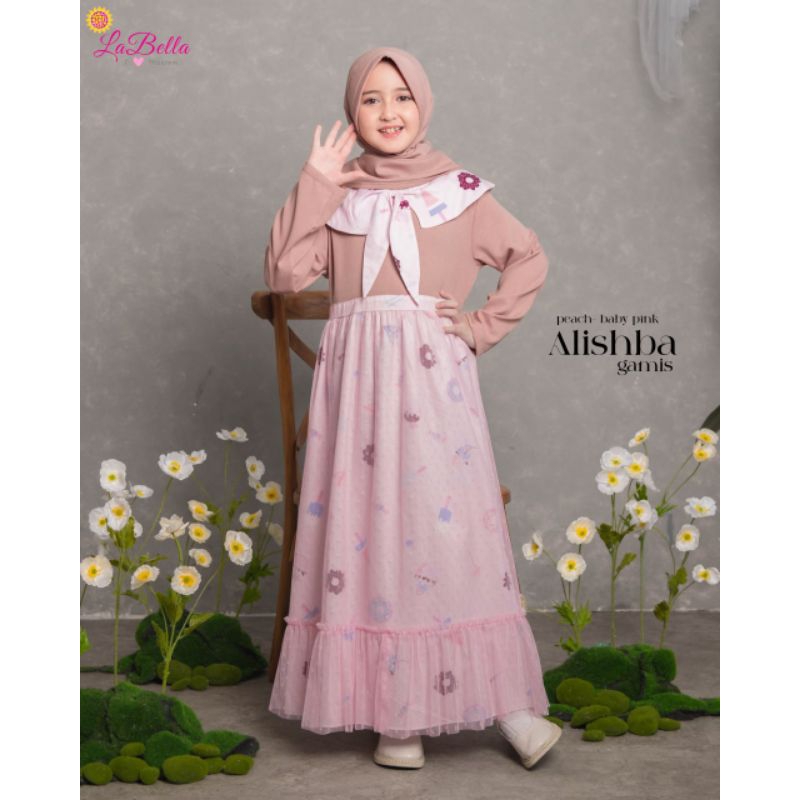 TERBARU 2025 - LABELLA GAMIS ANAK ORI LABELLA ALISHBA UMUR 5 6 7 8 9 10 TAHUN