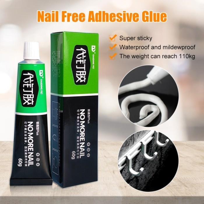 Lem Pengganti Paku Tembok Serbaguna No More Nail Glue Superkuat