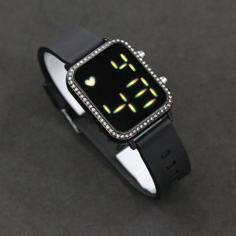 JAM TANGAN WANITA LED WATCH SEGI BERLIAN JSS 3647 TOP QUALITY