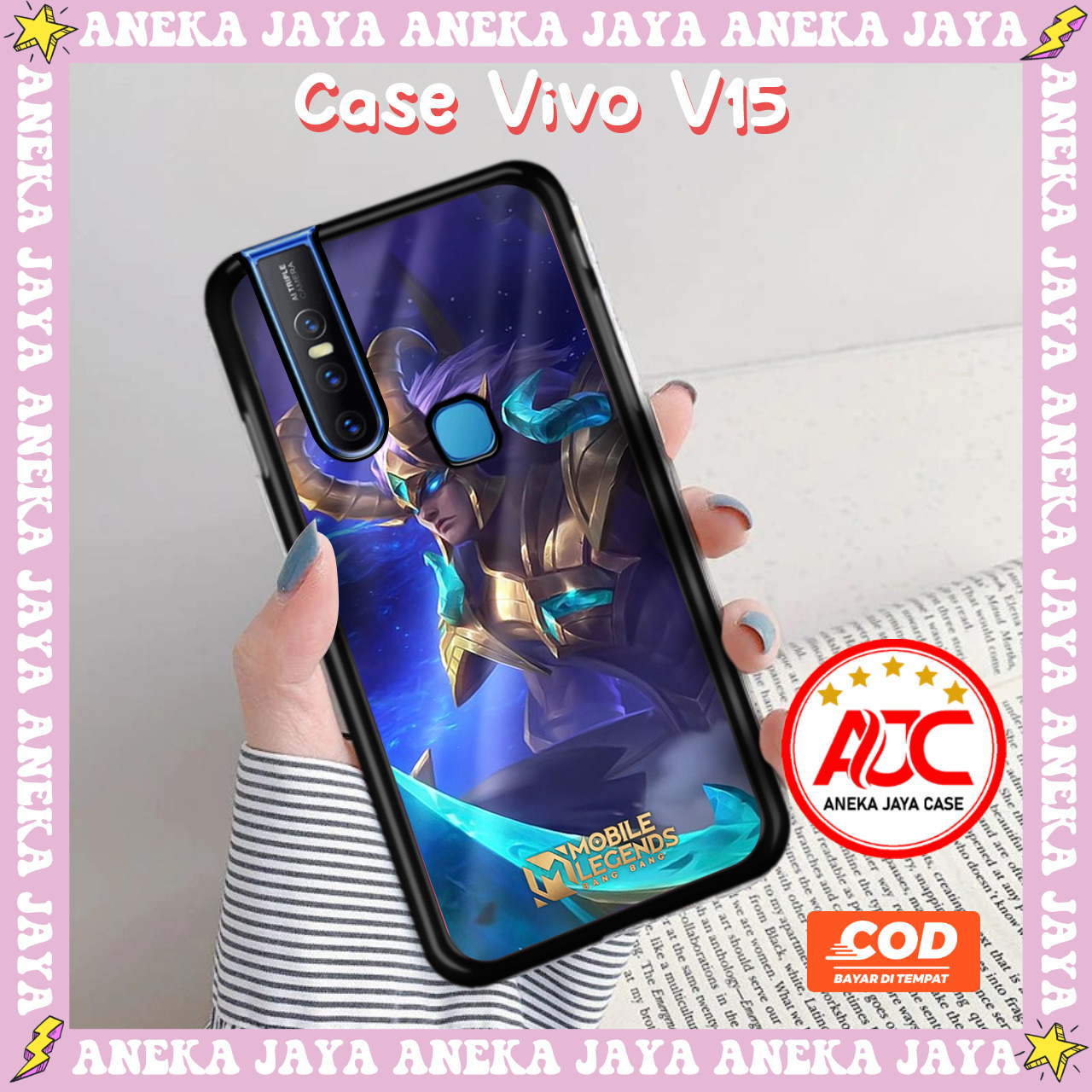 Casing vivo v15 Case hp vivo v15 casing terbaru case anime motif [ ANIME ] softcase hardcase premium