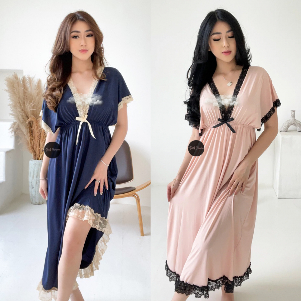 Amanda Lingerie Midi Dress [ Girlsheaven_id ]