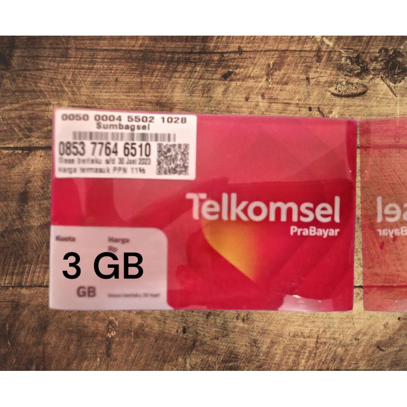 KARTU TELKOMSEL 3 GB