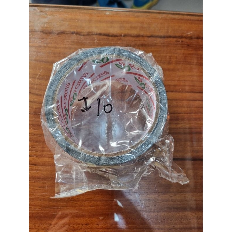 Lakban kain hitam fortis / lakban jilid 2 inch