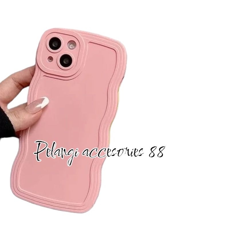 CASE OPPO A54 4G SOFTCASE SILICON GELOMBANG WARNA