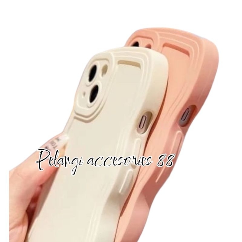 CASE OPPO A57 4G 2022 / A77 4G / A77S SOFTCASE SILICON GELOMBANG WARNA