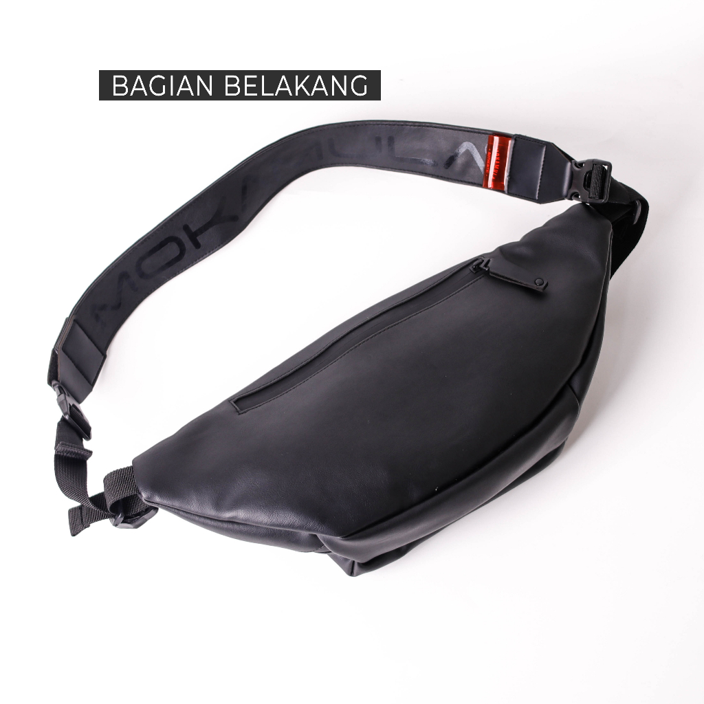 Waistbag Pria Waterproof Tas Selempang Original - HUDSON  Mokamula