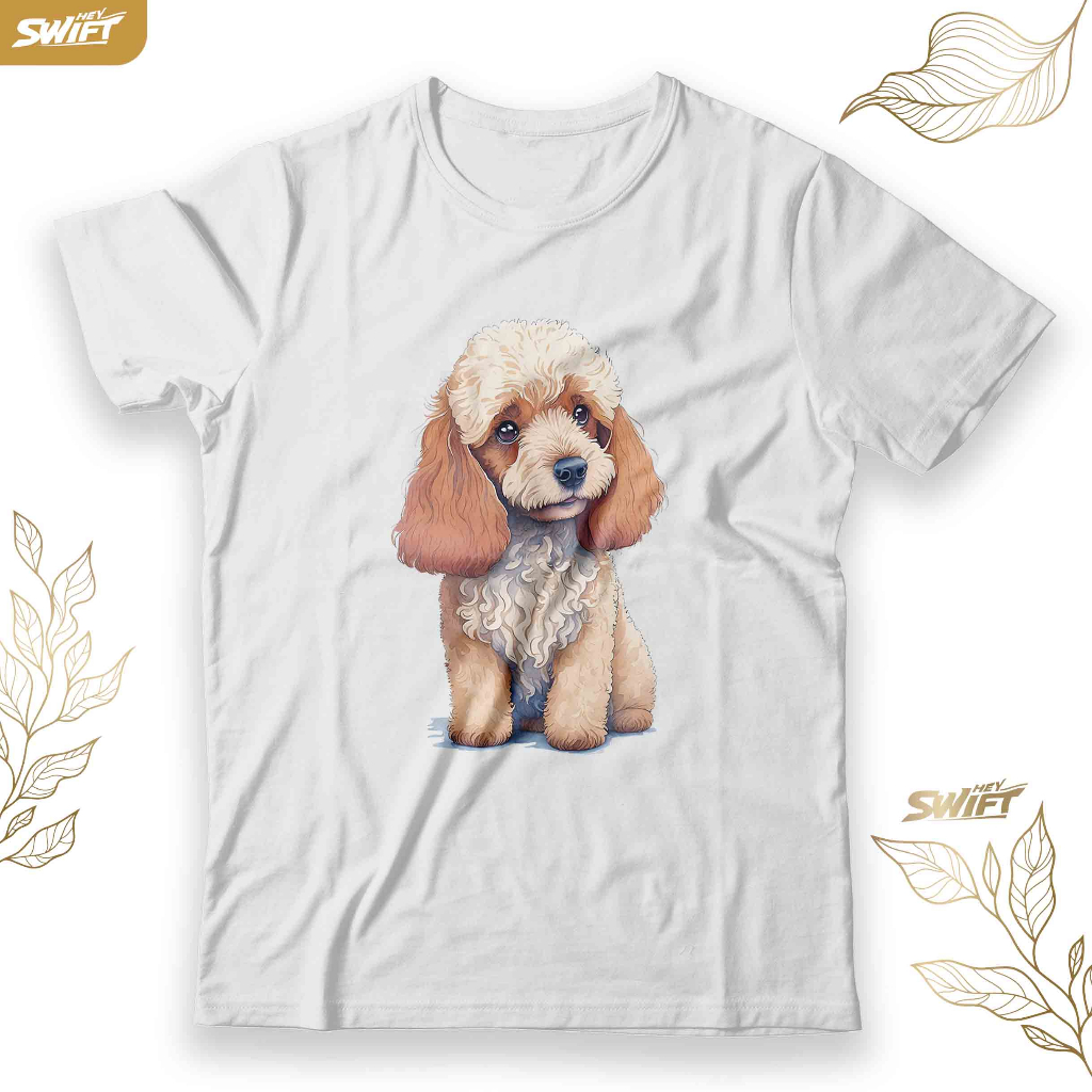 KAOS poodle dog lover pecinta anjing TSHIRT BAJU DISTRO