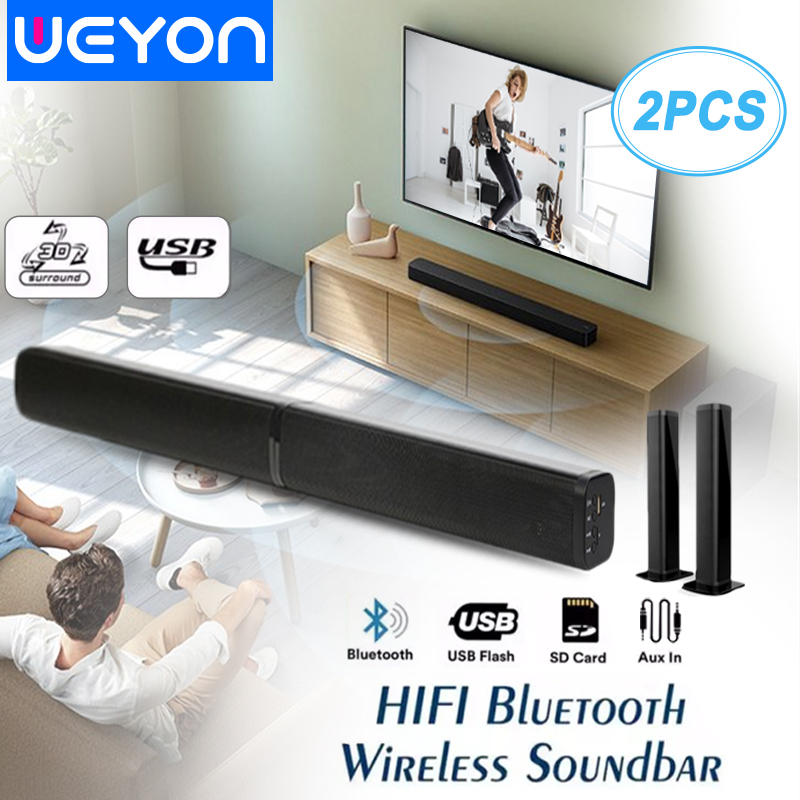 2PCS Weyon Sakura Speaker Portable Soundbar bluetooth Speaker Wireless Speaker