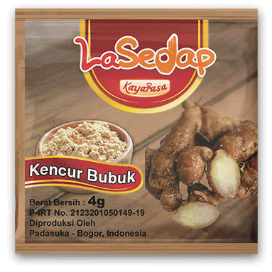 LASEDAP KENCUR BUBUK 12 X 4 GR ( 1 RENCENG )