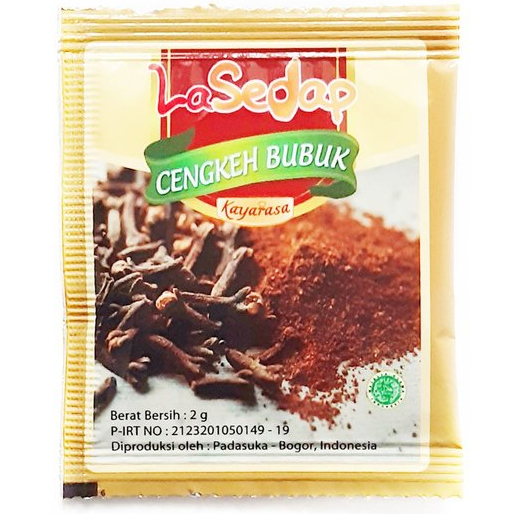 LASEDAP CENGKEH BUBUK 12 X 2 GR ( 1 RENCENG )