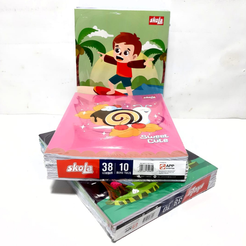 

Harga Grosir (1packs/10buku) BUKU TULIS SIDU DAN FORTE 38 LEMBAR ORIGINAL (EDISI BARU SKOLA )