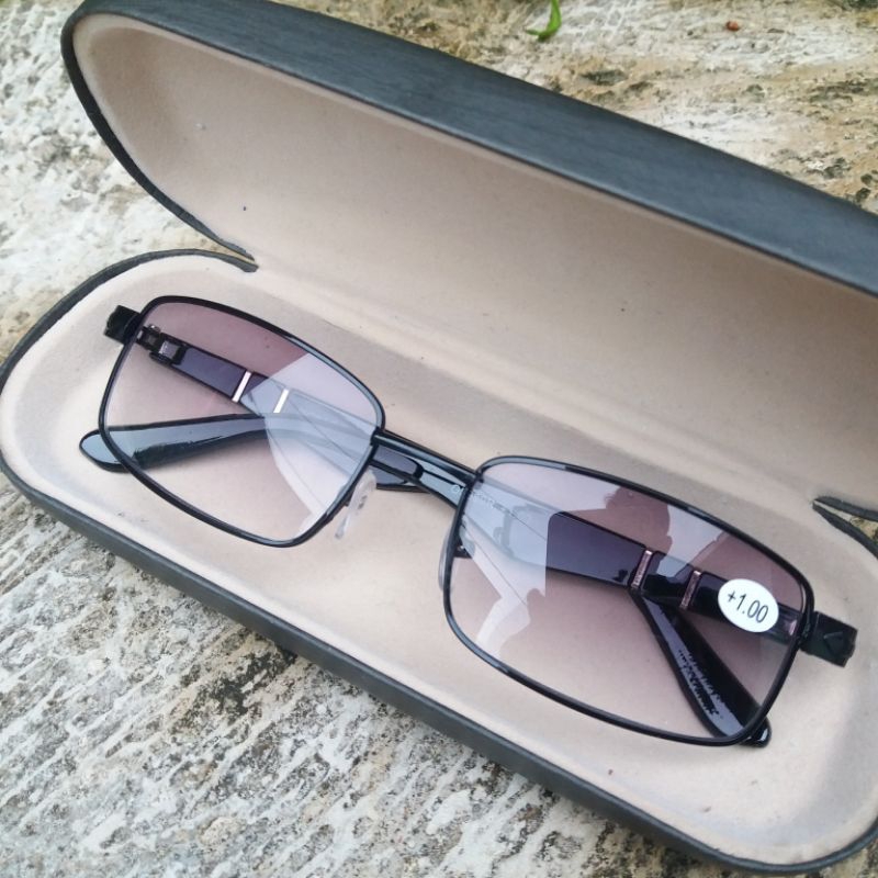 Kacamata Baca Plus 2 Fungsi Jalan Dan Baca Plus 1.00 sd Plus 3.00 Pria Wanita