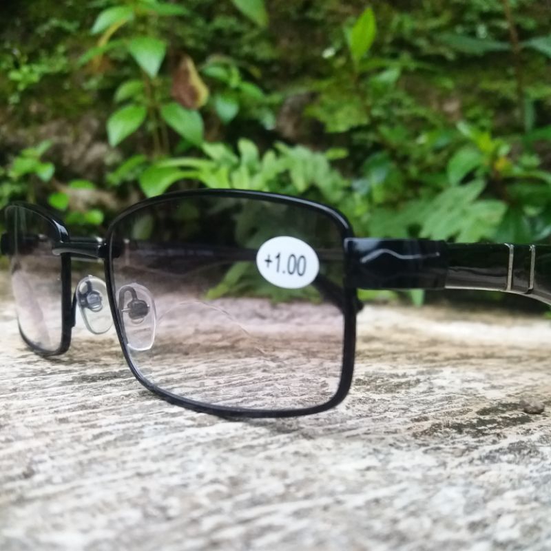 Kacamata Baca Plus 2 Fungsi Jalan Dan Baca Plus 1.00 sd Plus 3.00 Pria Wanita