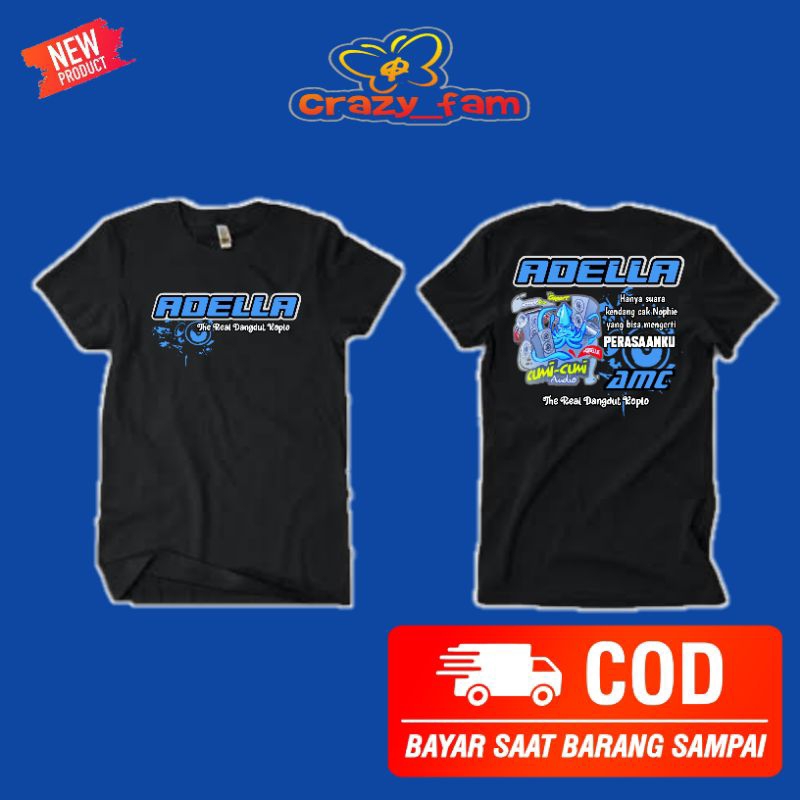 KAOS BAJU ADELLA/DANGDUT KOPLO/AMC MUSIK