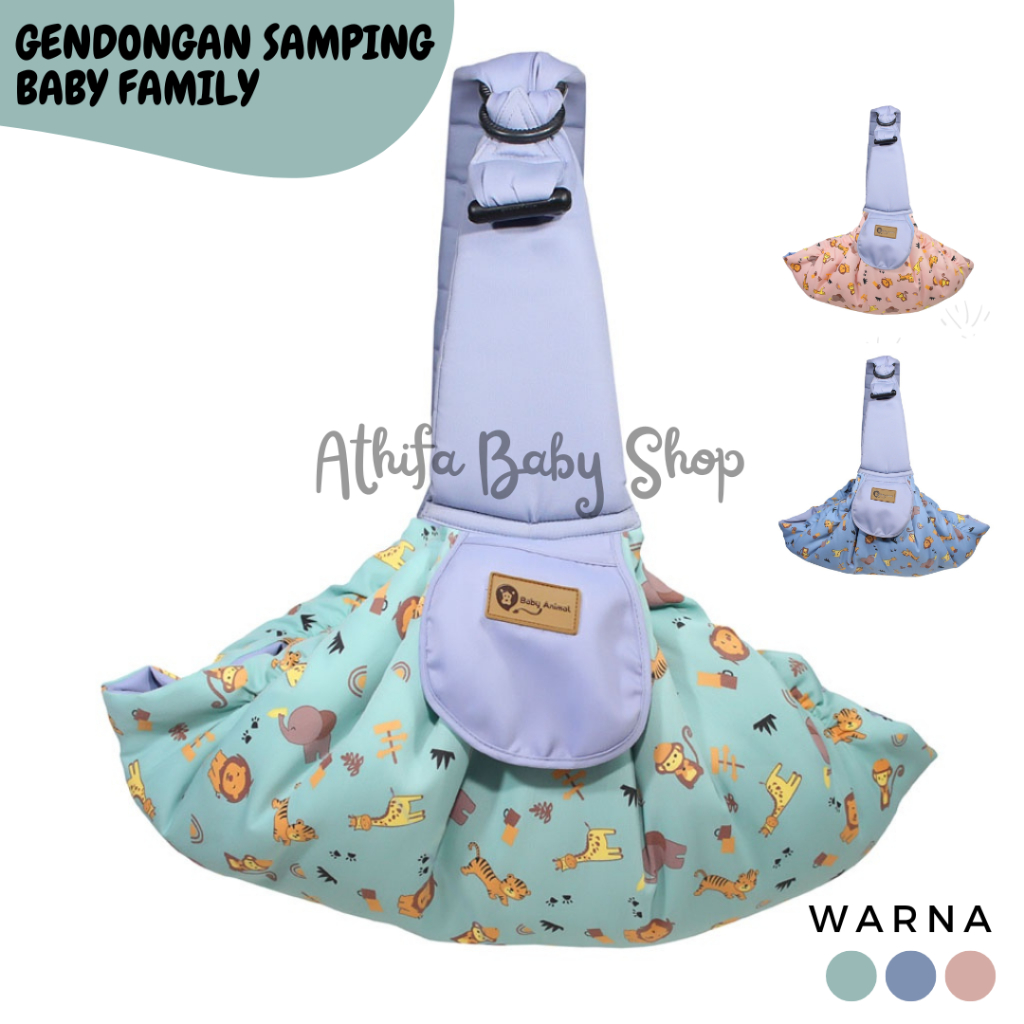 Gendongan Samping Slingrider Kain Gendongan Bayi Newborn Baby Carrier Baby Family BAG1203 Kado Ibu Hamil Melahirkan