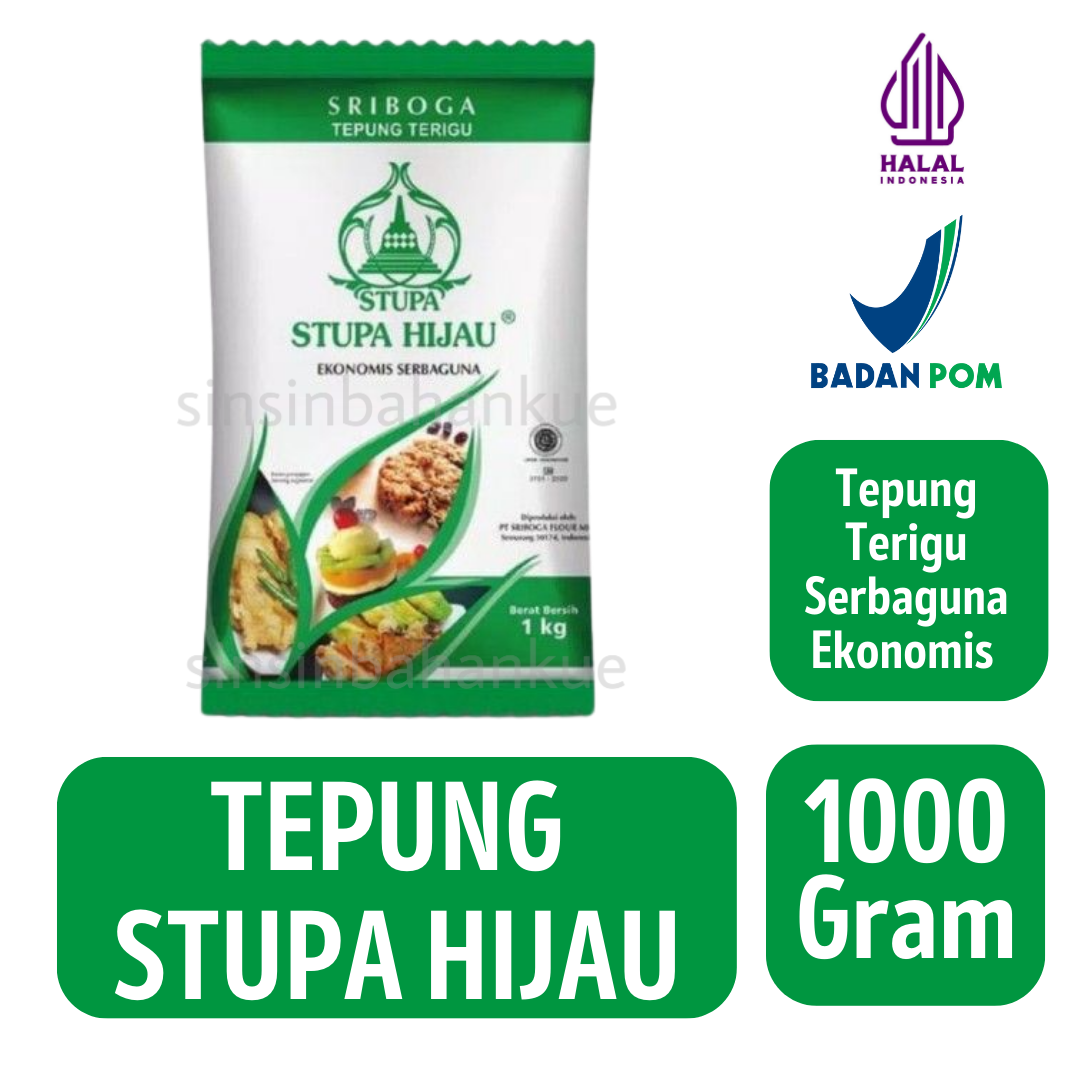 Tepung Terigu Stupa Hijau [1Kg]