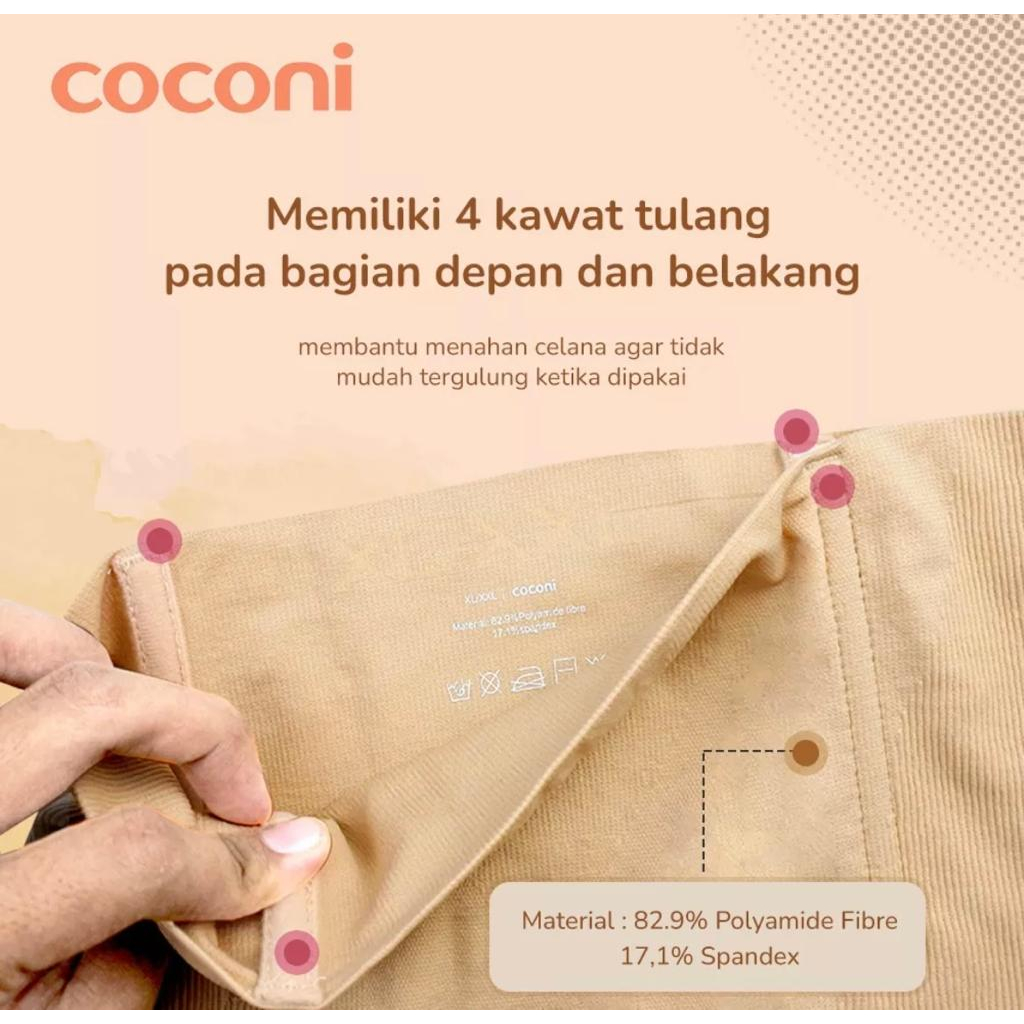 Coconi Highwaist Tummy Tuck Shaper Pants | Celana Korset Wanita Seamless Sliming Corset Shapewear