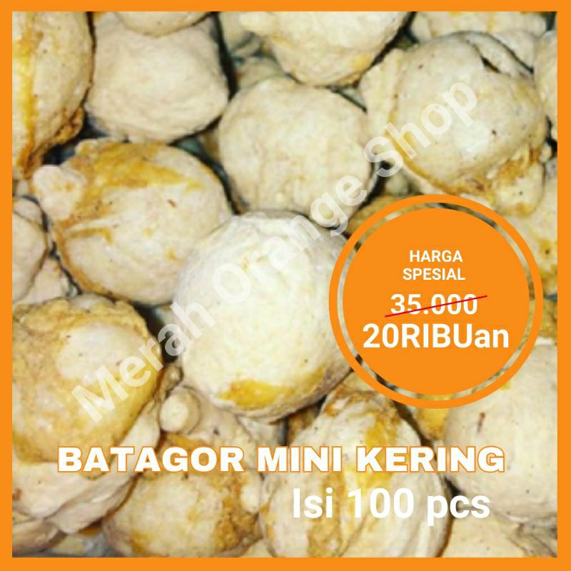 

Batagor Mini Kering Isi 100 Butir