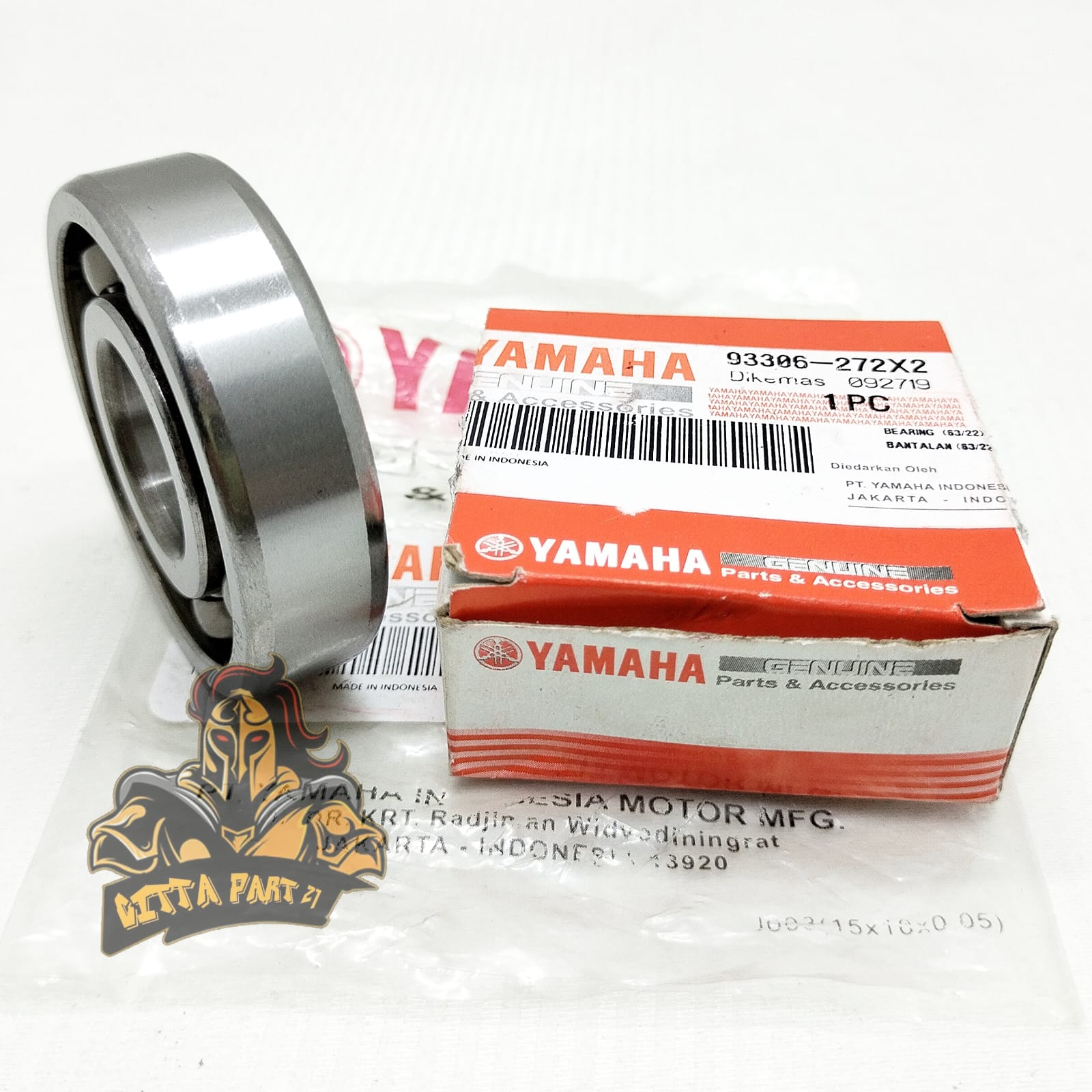 KELAHAR BEARING KRUK AS ASLI ORIGINAL YAMAHA 6322 KUALITAS ASLI ORIGINAL YAMAHA YGP PRESISI DAN DIJAMIN AWET MIO LAMA MIO KARBU MIIO SPORTY MIO SMIILE MIIO M3 MIO Z XRIDE 125 X RIDE FINO 125 SOUL GT 125 XEON RC LAHER 63/22