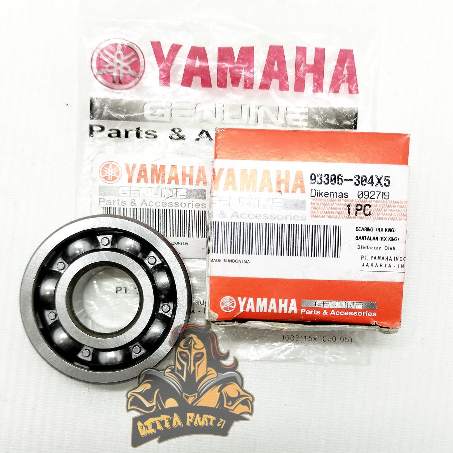 KELAHAR BEARING KRUK AS ASLI ORIGINAL YAMAHA 6304 KUALITAS ASLI ORIGINAL YAMAHA YGP PRESISI DAN DIJAMIN AWET RX KING RXKING VEGA R NEW VEGA R LAMA JUPITER Z LAMA BURHAN TIGER CLYPTON LAHER