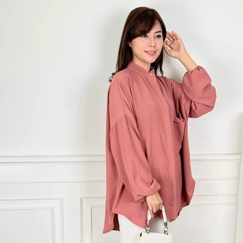 Camelia Crincle Blouse Crincle | Atasan Wanita Terbaru