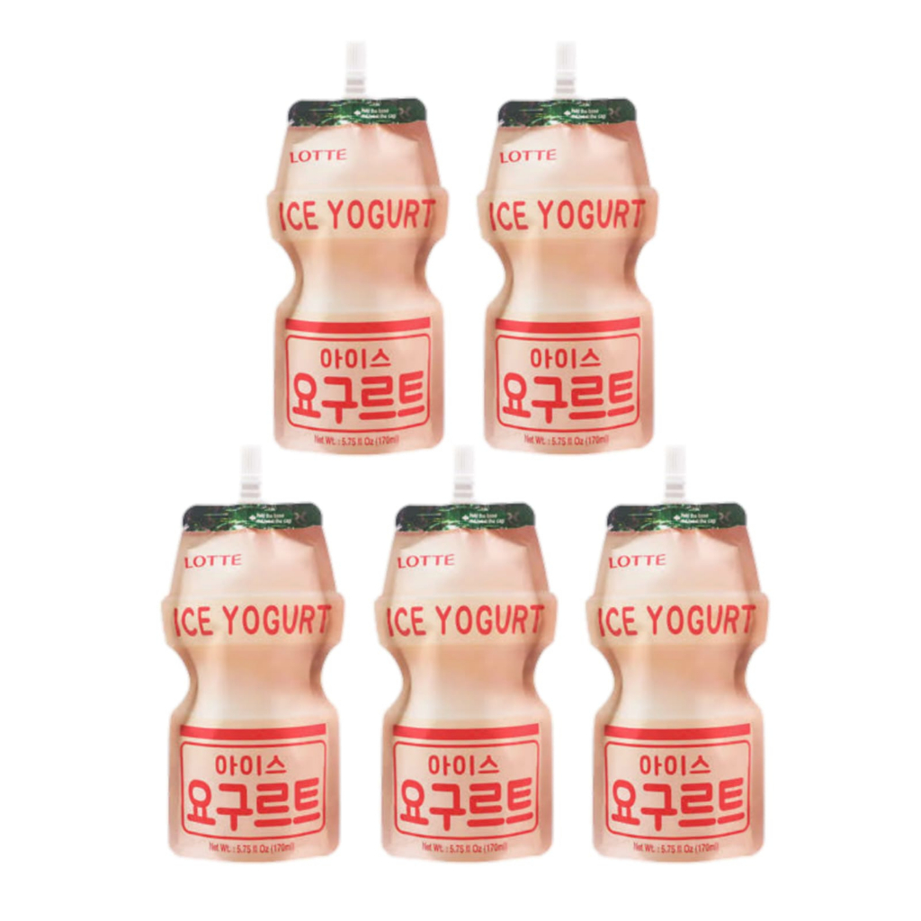 

[Bundling 5 Pcs] Lotte Ice Yogurt - Es Rasa Yakult ala Korea - Es Krim