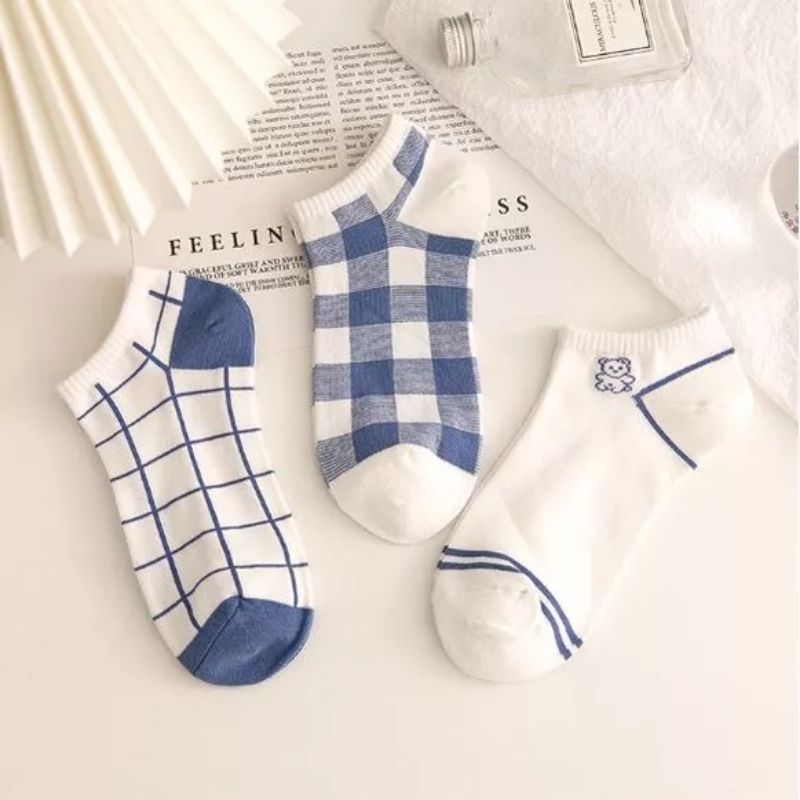 Kaos Kaki Cewek Fashion Korea Kaos Kaki Wanita Pendek Semata Kaki Kaos Kaki Moti Beruang Socks Korean Style Kaos Kaki Murah Bagus Koas Kaki Putih