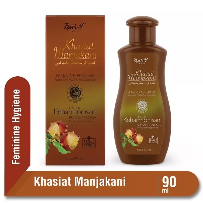 Resik-V Khasiat Manjakani Whitening 90Ml/Feminene Higiene