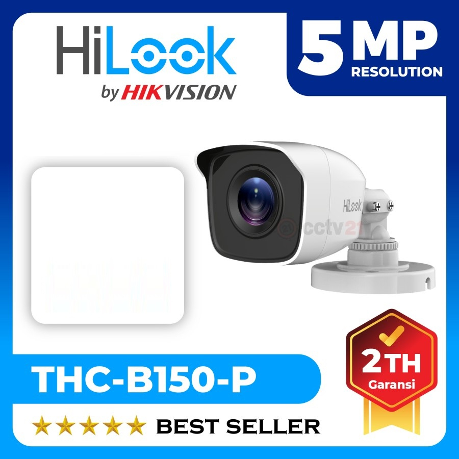 Paket CCTV HiLook by Hikvision 5MP 6 Kamera Siap Pasang