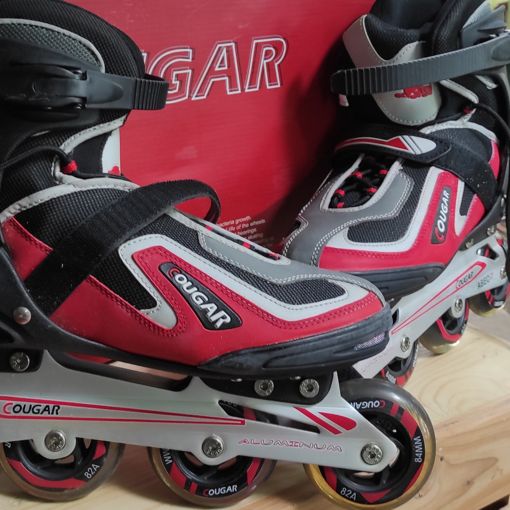 Seperti Baru Sepatu Roda Cougar Dewasa  Skate Dewasa  Power Roller Skate  Sepatu Roda Pria dan Wanit