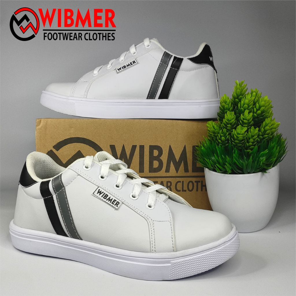 sepatu pylon pria wanita / sepatu sneaker putih / sepatu ringan pria wanita / sepatu hitam putih / sepatu termurah