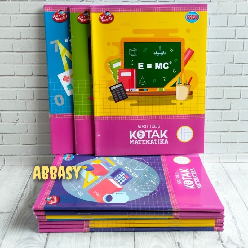 

Buku tulis Sidu matematika kotak kecil 38 lembar ( isi 5 buku )