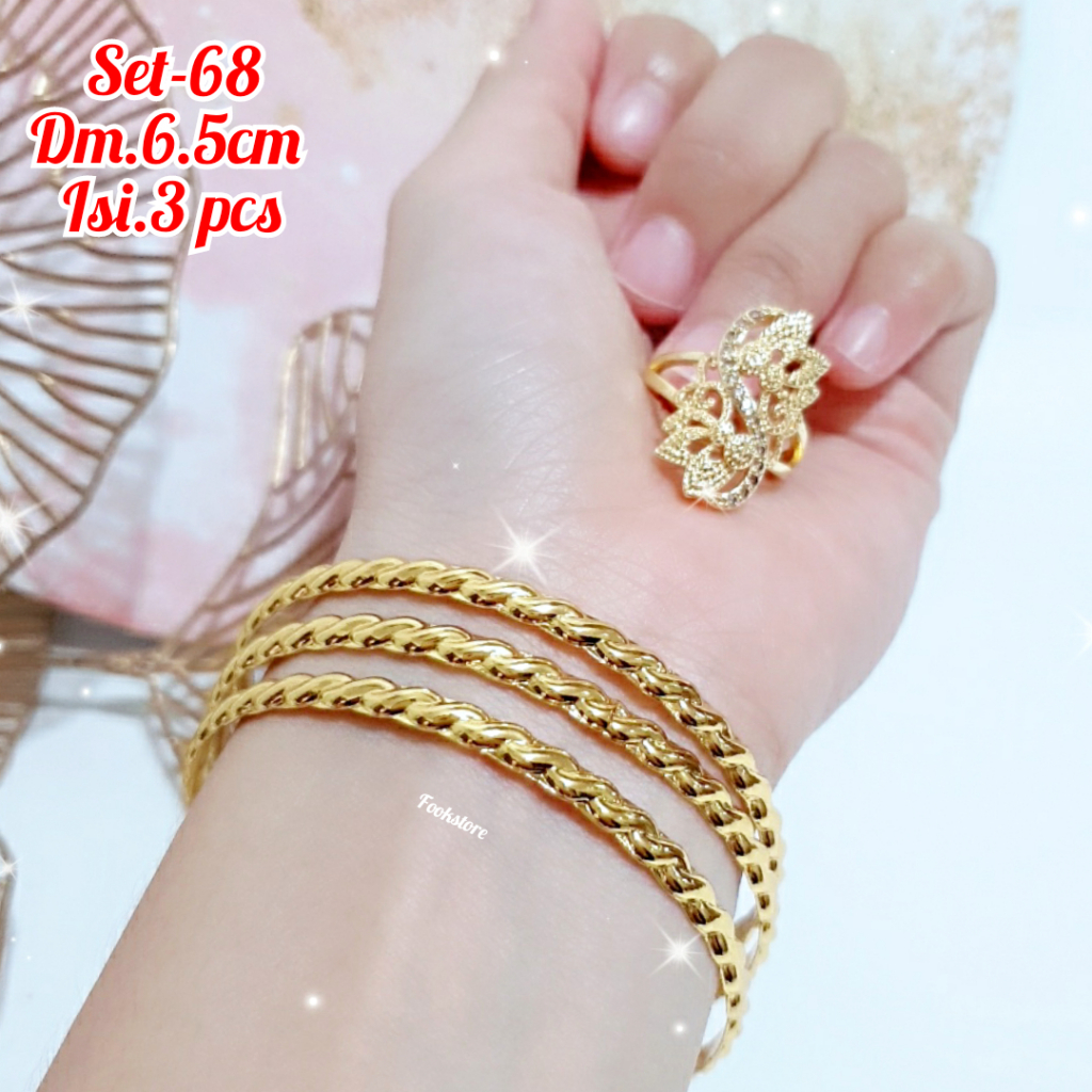 TERMURAH SET GELANG DEWASA GRATIS CINCIN