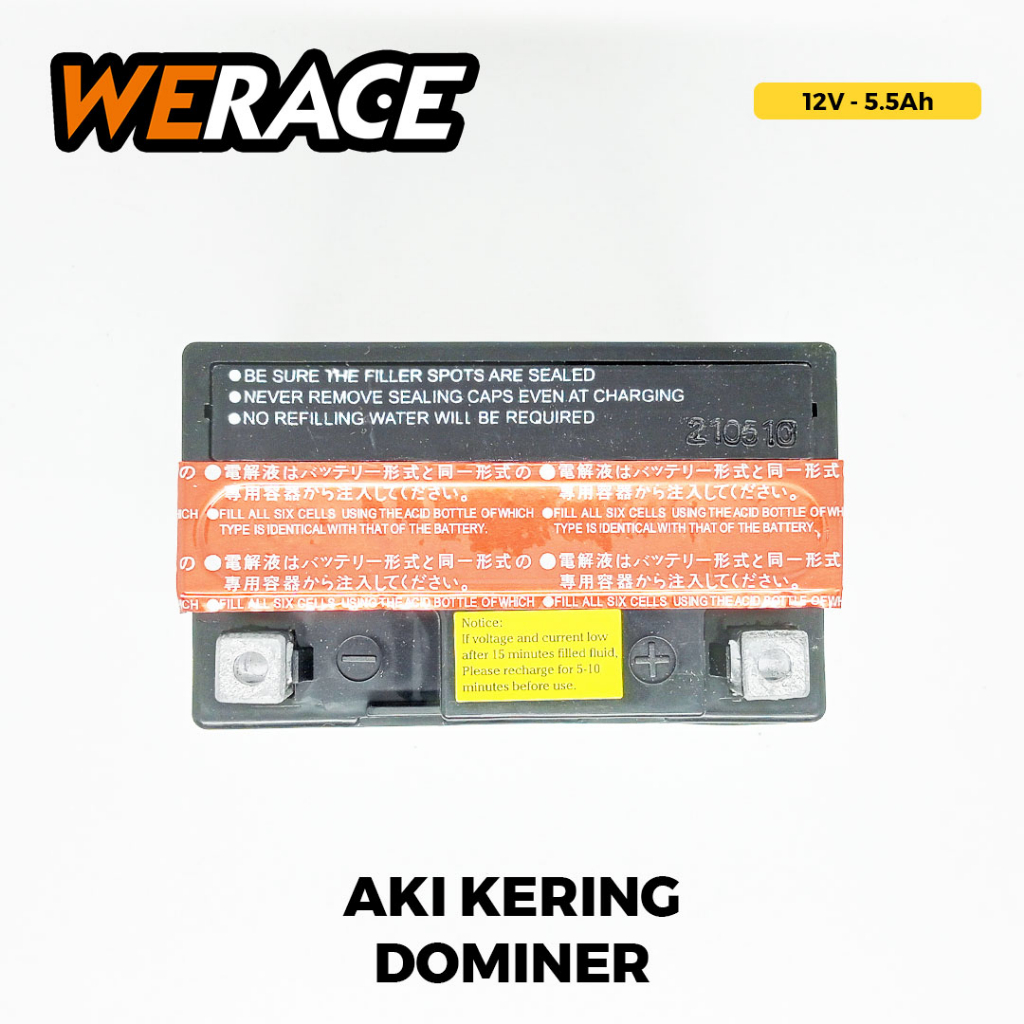 [DOMINER] aki kering dominer gtz5s/aki kering karisma beat vario mio vixion Fino Murah/aki kering dominer YTX5L